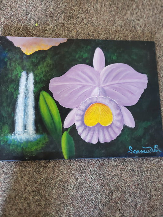 Purple Petal Portrait